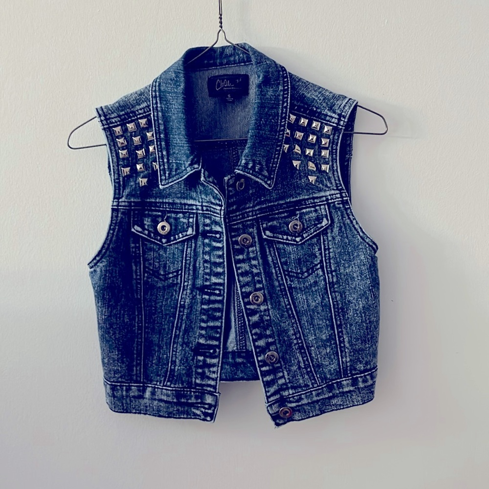 Women’s denim vest
